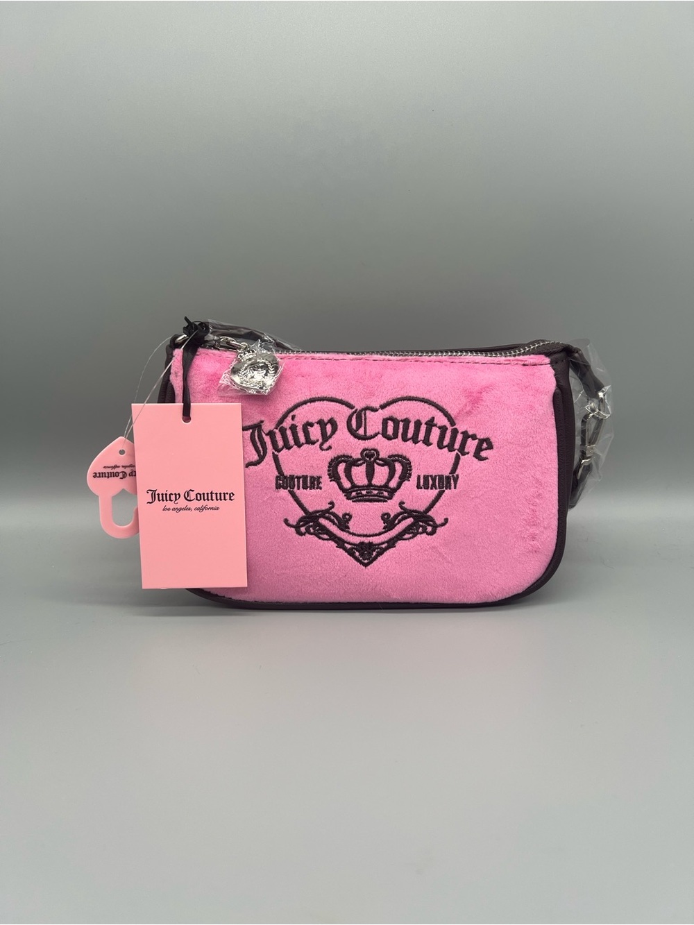 Juicy couture girlie royalty wristlet bag